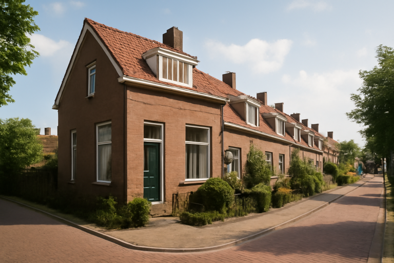 AI-illustratie bij: Concept: Wonen & Vastgoed — Wekdienst 27/9: D66 viert jubileum • Nederlands elftal treft