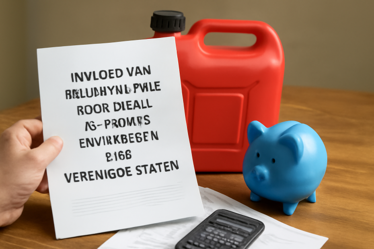 AI-illustratie bij: Invloed van belastingvrije rode diesel op sparen en pensioen in de Verenigde Staten