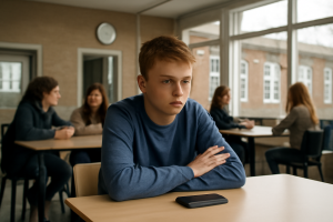 AI-illustratie bij: Effecten van een algeheel telefoonverbod op scholen en de reacties daarop