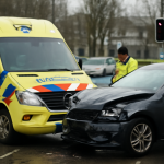 AI-illustratie bij: Aanrijding met ambulance in Rotterdam leidt tot gewonde medewerker en onderzoek naar verkeersveiligheid
