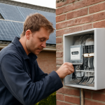 AI-illustratie bij: Beperkingen van energiedelen bij het oplossen van netcongestie in elektriciteitsnetwerken