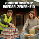 AI-illustratie bij: Voorbereidingen op voedselzekerheid bij supermarkten in noodsituaties